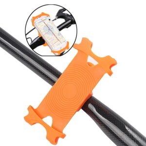 Mobile phone support bike shockproof silicone outdoor mountain bike riding mobile phone navigation support Saramart UK